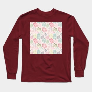 Little Leaves Pattern Long Sleeve T-Shirt